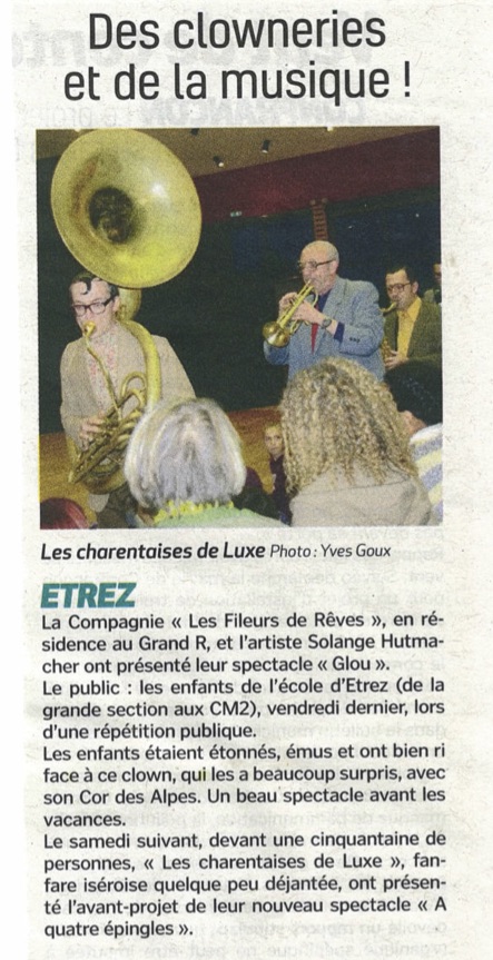 article Charentaises de Luxe Etrez